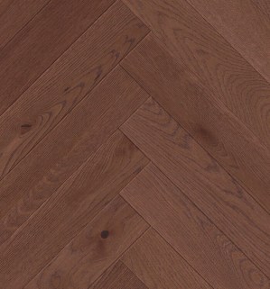 Паркетная доска Living Tree - Дуб Табако, Натур (12х110х595мм) Английская елка